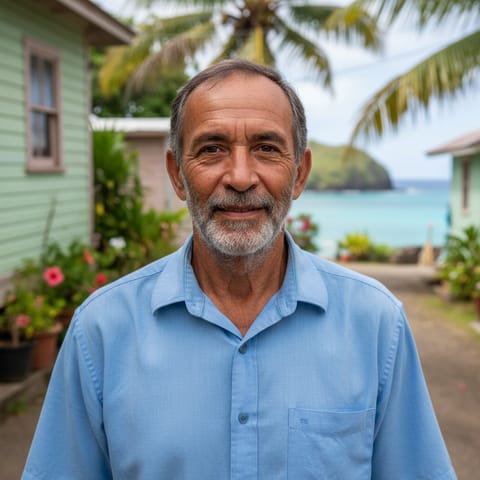 代表Pitcairn Islanders人的 AI 生成插图