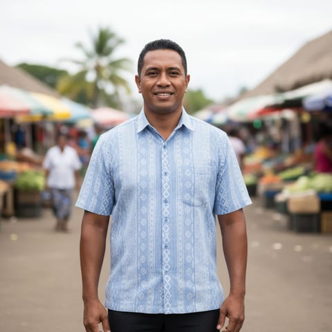 Illustration générée par IA représentant le peuple Samoans