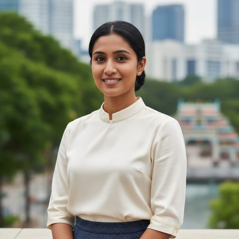AI-generated illustration representing the Sinhalese people