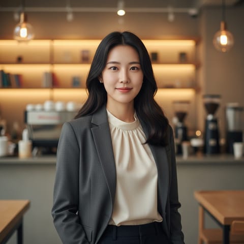AI-generated illustration representing the Koreans people