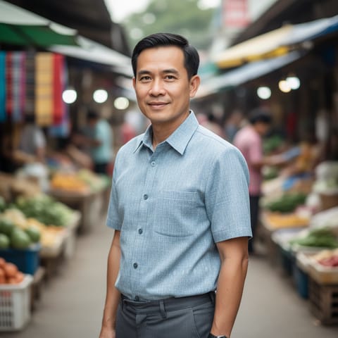 AI-generated illustration representing the Lao Phuan people