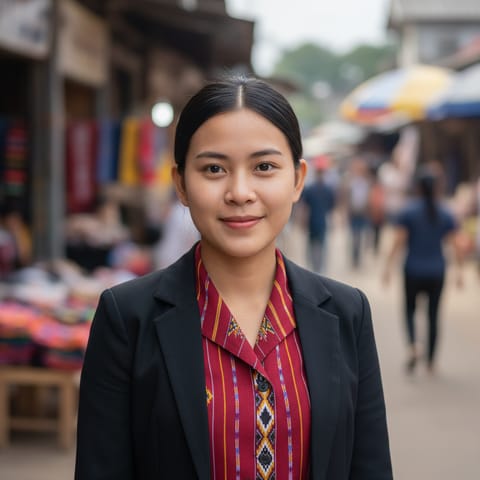 AI-generated illustration representing the Red Karen people