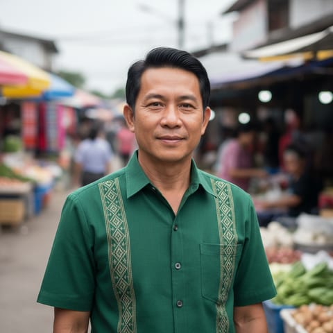 AI-generated illustration representing the Northern Pwo Karen people