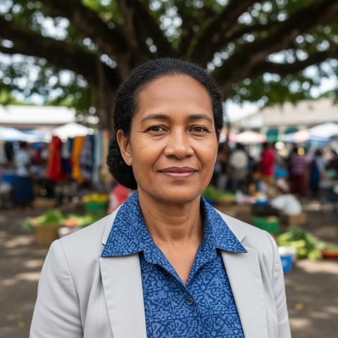 رسم توضيحي مُولَّد بالذكاء الاصطناعي يمثّل شعب Southern Torres Islanders