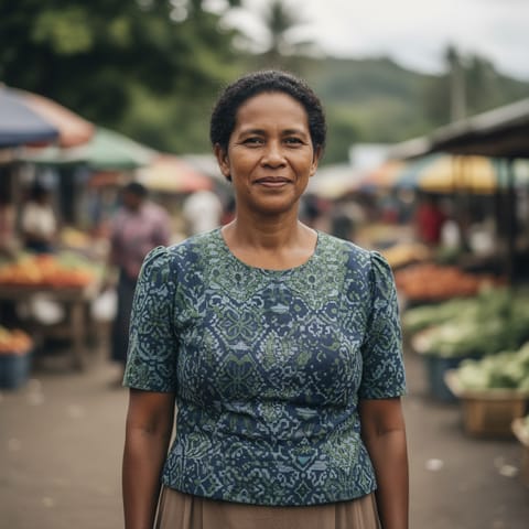 Ilustración generada por IA que representa al pueblo Vartavo