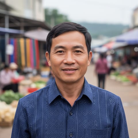AI-generated illustration representing the Eastern Bru people