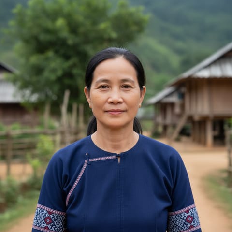 AI-generated illustration representing the Katu people