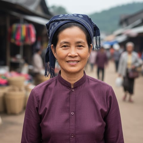 AI-generated illustration representing the Khang people