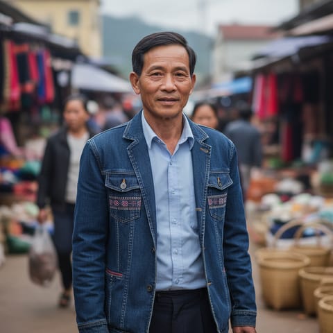 AI-generated illustration representing the Pu Peo people