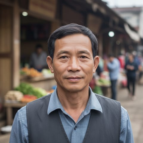 AI-generated illustration representing the Southern Mnong people