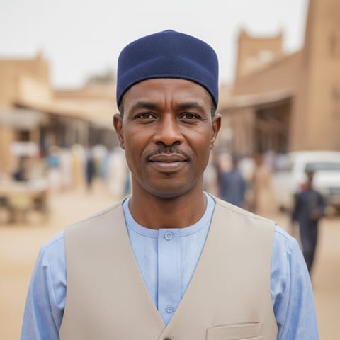 AI-generated illustration representing the Hausa people