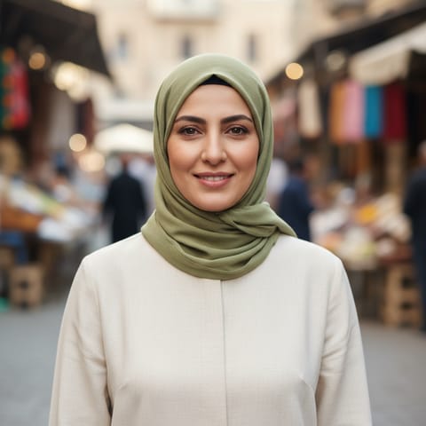 AI-generated illustration representing the Iraqi Arabs people