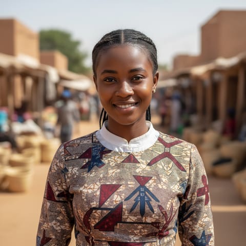 AI-generated illustration representing the Gidar people