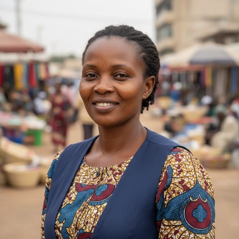 Illustration générée par IA représentant le peuple Kaba Kurumi