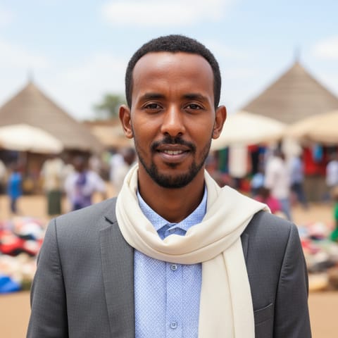 Illustration générée par IA représentant le peuple Borana