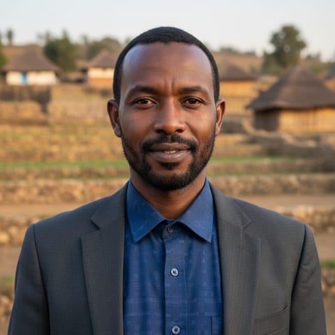 Illustration générée par IA représentant le peuple Konso