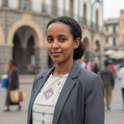 AI-generated illustration representing the Tigrai/Tigrinya people