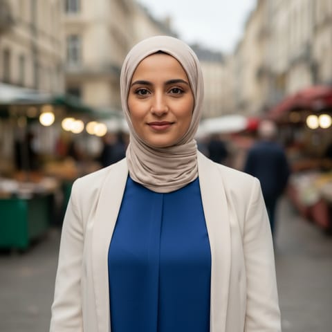 رسم توضيحي مُولَّد بالذكاء الاصطناعي يمثّل شعب Algerian Arabs
