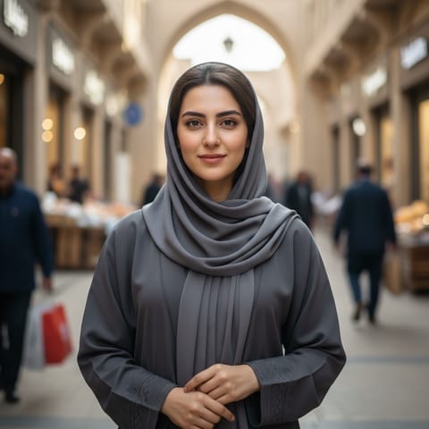 AI-generated illustration representing the Gulf Arabs people