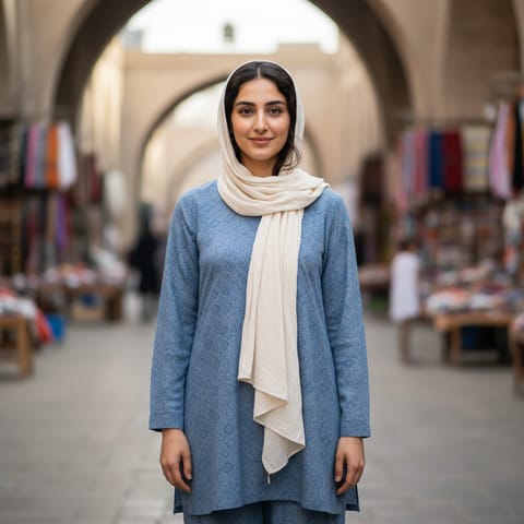 AI-generated illustration representing the Urdu people