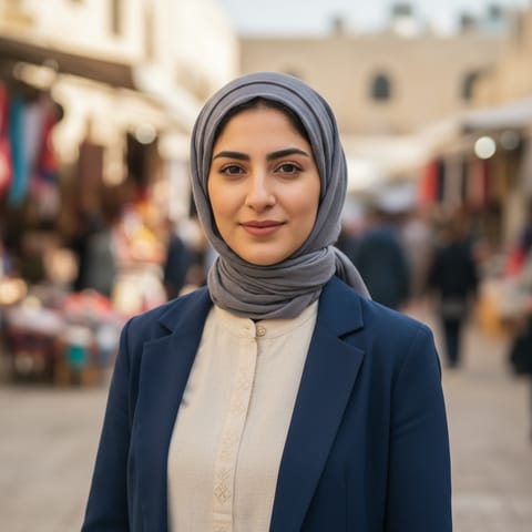 AI-generated illustration representing the Circassians people