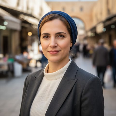 AI-generated illustration representing the Jew (French) people