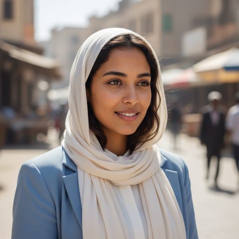 AI-generated illustration representing the Sudanese Arabs people
