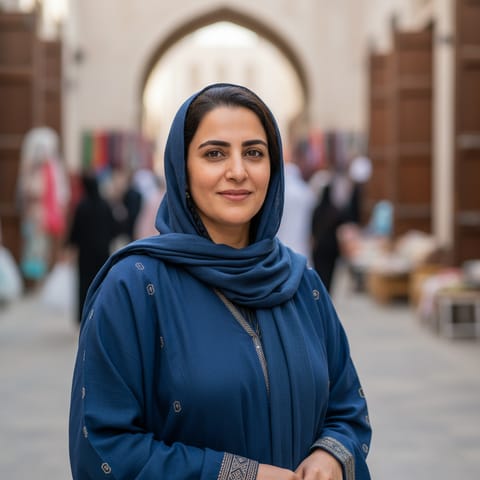 AI-generated illustration representing the Mahra people