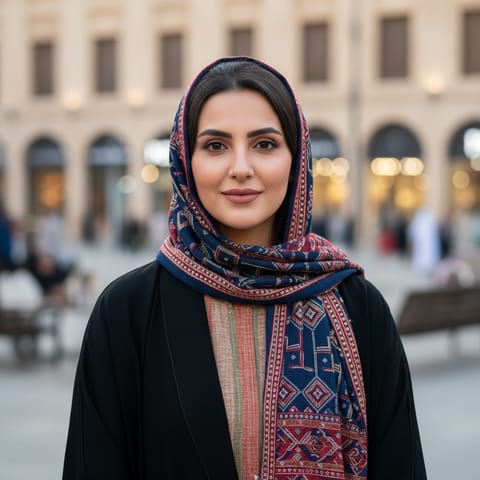 AI-generated illustration representing the Southern Baloch people