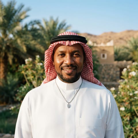 AI-generated illustration representing the Arabized Africans people