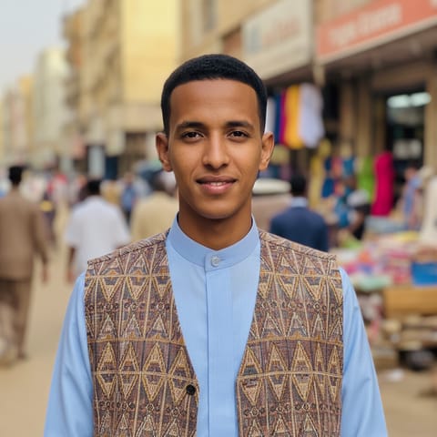 AI-generated illustration representing the Somalis people