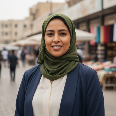 AI-generated illustration representing the Egyptian Arabs people