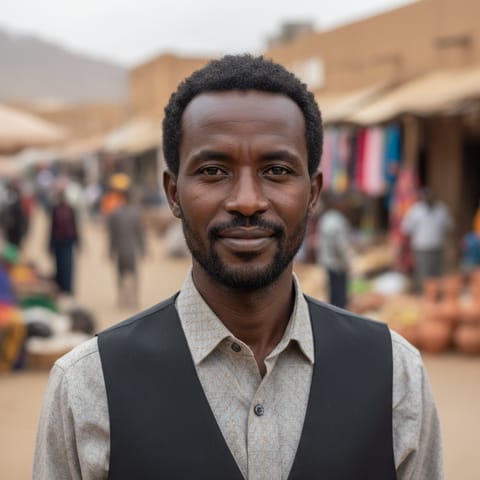 AI-generated illustration representing the Koalib people