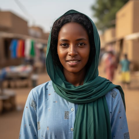 AI-generated illustration representing the Pari people