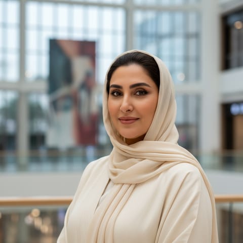 AI-generated illustration representing the Gulf Arabs people
