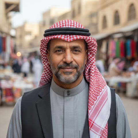 AI-generated illustration representing the Southern Yemeni Arabs people