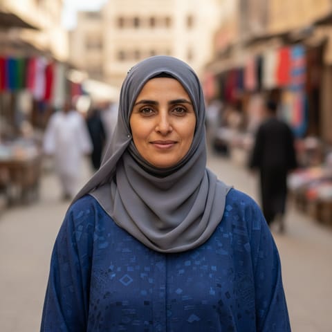 AI-generated illustration representing the Mahra people