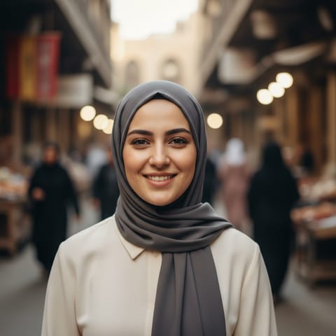 AI-generated illustration representing the Palestinian Arabs people