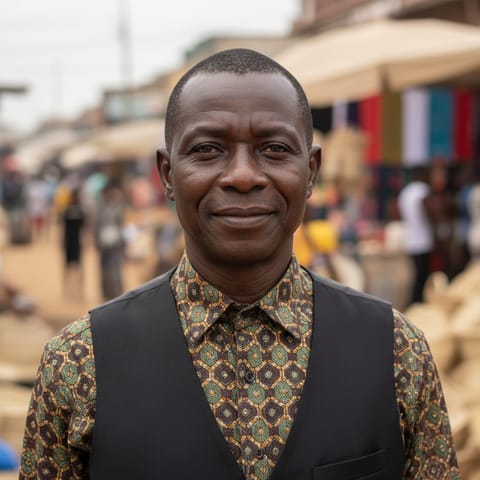 AI-generated illustration representing the Busa-Boko people