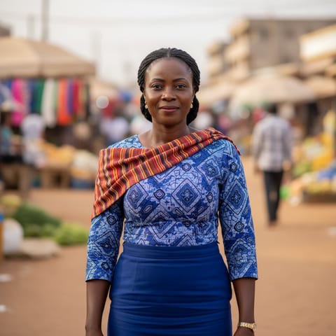 Ilustración generada por IA que representa al pueblo Seto