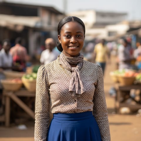 AI-generated illustration representing the Duala people