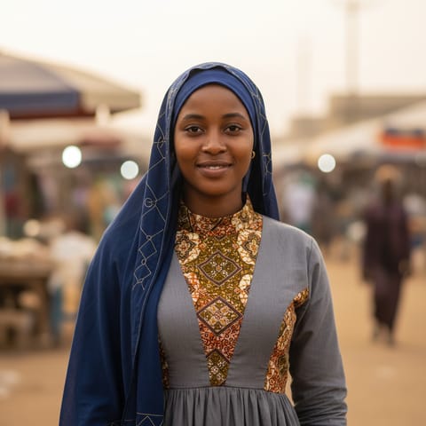 AI-generated illustration representing the Yerwa Kanuri people