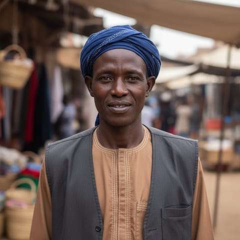 AI-generated illustration representing the Fulbe-Mbororo people