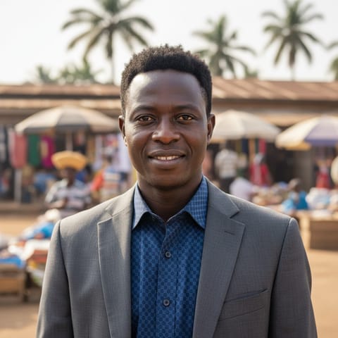Illustration générée par IA représentant le peuple Central Teke