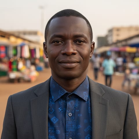 AI-generated illustration representing the Bakwele people