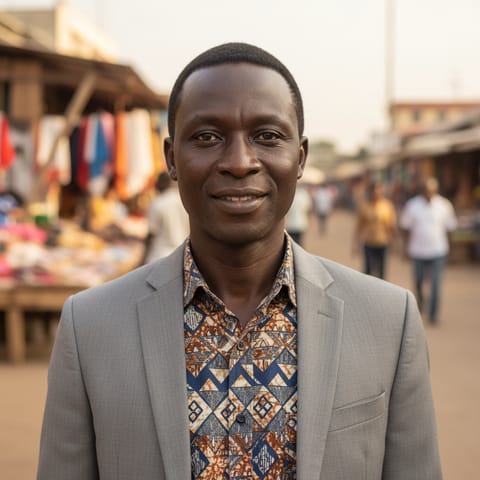 AI-generated illustration representing the Wolof people