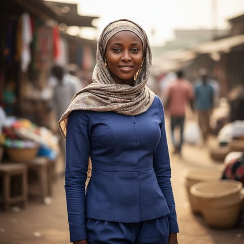 AI-generated illustration representing the Mandinka people