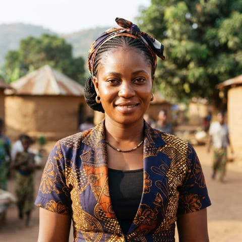 AI-generated illustration representing the Susu people