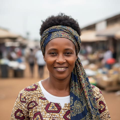 AI-generated illustration representing the Maninka people