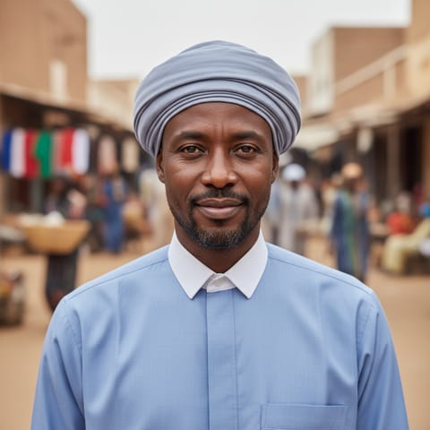 AI-generated illustration representing the Western Duun Samogho people